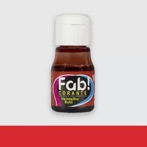 Corante Liquido Vermelho Rubi 10ml Fab