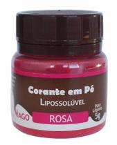Corante Para Chocolate Em Pó Lipossolúvel 5g Rosa - Mago