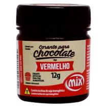 Corante para chocolate vermelho 12g mix