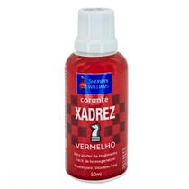 Corante Para Tinta Xadrez Vermelho (50Ml) ./ Kit Com 12 Peças