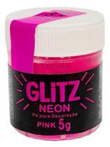 Corante Pó Glitz Neon Pink Brilha Na Luz Negra