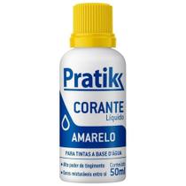 Corante Pratik Líquido Branco 50ml - Embalagem com 12 Unidades