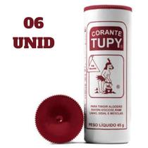 Corante Roupa E Tecidos Tupy Diversas Cores 45g - 6 Unidades
