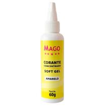 Corante Soft Gel 60g Amarelo - Mago