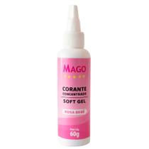 Corante Soft Gel 60g Rosa Bebê - Mago
