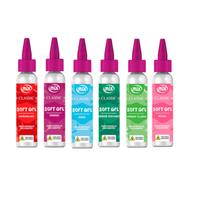 Corante Soft Gel Mix kit 6 Cores Intensas e Essenciais Confeitaria
