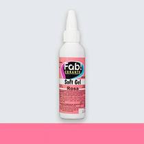 Corante Soft Gel Rosa 25g Fab