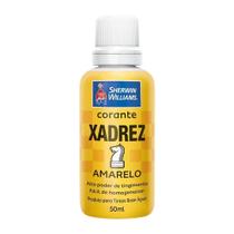 Corante Tintas Liquido Amarelo 50ml Xadrez Sherwin Williams