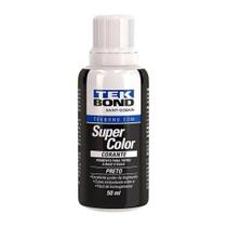 Corante Tintas Liquido Preto 50ml Super Color Tekbond