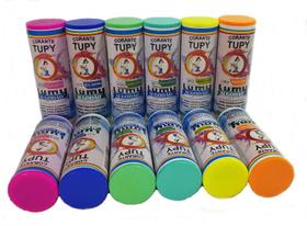 Corante Tupy Fluorescente Lumy Neon Algodão 6 Tubos para Tay Day