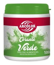 Corante Verde Em Pó 100g Arcolor Corante Verde Em Pó 100g Arcolor