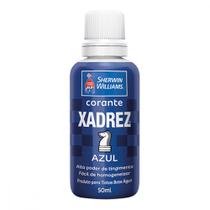 Corante Xadrez 50Ml Azul ./ Kit Com 12 Unidades