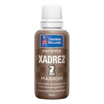 Corante Xadrez 50Ml Marrom . / Kit C/ 12 Unidades