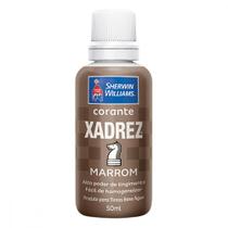 Corante Xadrez 50Ml Marrom ./ Kit Com 12 Unidades Corante Xadrez 50Ml Marrom ./ Kit Com 12 Unidades