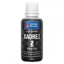Corante Xadrez 50Ml Preto . / Kit C/ 12 Unidades