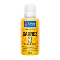 Corante Xadrez Amarelo 50 Ml . / Kit C/ 12 PC