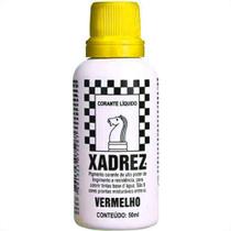Corante Xadrez Amarelo 50Ml Para Tinta - Kit C/12