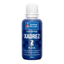 Corante Xadrez Azul 50 Ml - Kit C/12 PC
