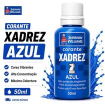 Corante Xadrez Azul Pigmento Tinta Parede Sherwin Williams 50 ml Corante Xadrez Azul Pigmento Tinta Parede Sherwin Williams 50 ml