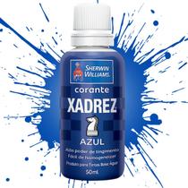 Corante Xadrez Bisnaga Pigmento Líquido 50ml Azul Sherwin Williams