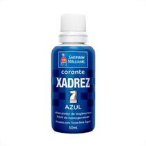 Corante xadrez globo 50ml azul