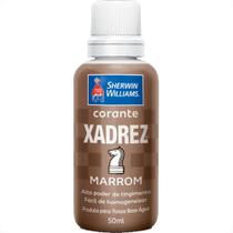 Corante Xadrez Marrom 50 Ml - Kit C/12 PC