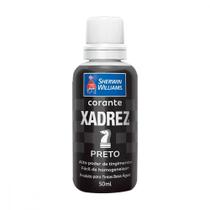 Corante Xadrez Preto 50 Ml - Kit C/12 PC