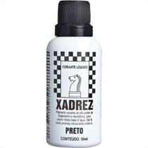 Corante Xadrez Preto 50Ml Para Tinta - Kit C/12