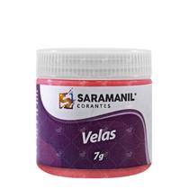 Corantes Em Pó Vela Saramanil Anilina 7G - Vermelho