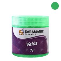 Corantes Fluorescente Vela Saramanil Anilina Verde Alface 7G