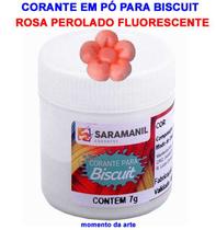 Corantes para biscuit pó 7g - cores fluorescentes com perolados