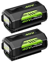 Coraybat Bateria de íon-lítio 40V 6,0Ah, kit com 2 unidades Coraybat Bateria de íon-lítio 40V 6,0Ah, kit com 2 unidades