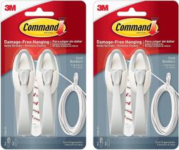 Cord Bundlers Command Cord Organizer 2 pacotes x 2 pacotes