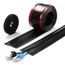 Cord Cover Floor ZHiYo 2,5 m PVC Cable Management Black Cord Cover Floor ZHiYo 2,5 m PVC Cable Management Black
