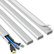 Cord Hider Delamu Grey Cable Hider para 2-3 cabos de 160 cm de comprimento Cord Hider Delamu Grey Cable Hider para 2-3 cabos de 160 cm de comprimento