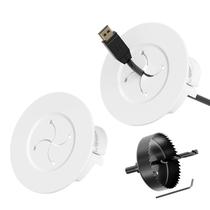 Cord Hider para TV de montagem na parede Kit de gerenciamento de cabos de parede YCLYC
