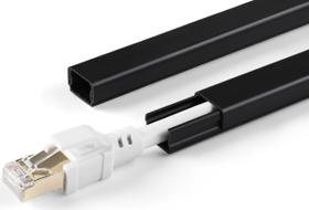 Cord Hider ZhiYo Mini autoadesivo de PVC de 4,3 m para TV e USB