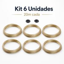 Corda 20 Metros Super Resistente Multiuso Pendurar Roupas Varal de Teto Plantas e Jardinagem Corda 20 Metros Super Resistente Multiuso Pendurar Roupas Varal de Teto Plantas e Jardinagem