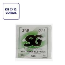 Corda 2a Si 011 Aco P/guitarra Pct C/12 UN. Sg 5140