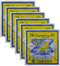 CORDA AVULSA GUITARRA 2ª CANARIO GESGT2 Kit c/6 unid.