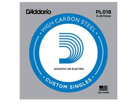 Corda avulsa guitarra d addario pl018