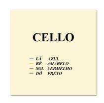 Corda Avulsa Lá M.Calixto para Cello - Corda de Aço