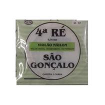 Corda avulsa P/violao 4ª Re Nylon Cristal Encapada Sao Goncalo 57 Corda avulsa P/violao 4ª Re Nylon Cristal Encapada Sao Goncalo 57