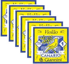 CORDA AVULSA VIOLAO 1 AÇO CANARIO GESWB1 Kit com 6 unid. CORDA AVULSA VIOLAO 1 AÇO CANARIO GESWB1 Kit com 6 unid.
