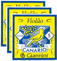 CORDA AVULSA VIOLAO 5ª NAILON CANARIO GENWB5 Kit c/3 unid. CORDA AVULSA VIOLAO 5ª NAILON CANARIO GENWB5 Kit c/3 unid.