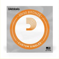 Corda Avulsa Violão Aço .023 D'Addario Bronze 80/20 BW023 Corda Avulsa Violão Aço .023 D'Addario Bronze 80/20 BW023