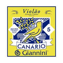 Corda Avulsa Violão Aço 5 Bolinha Giannini Canário GESWB5 Corda Avulsa Violão Aço 5 Bolinha Giannini Canário GESWB5