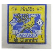 Corda AVULSA violao aço 5a Lá GIANNINI CANARIO c/ bolinha