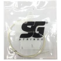 Corda avulsa violão nylon RÉ (quarta) encapada prata SG