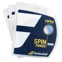 Corda Babolat RPM Power 16L 1.30mm Azul - Pack com 3 Sets